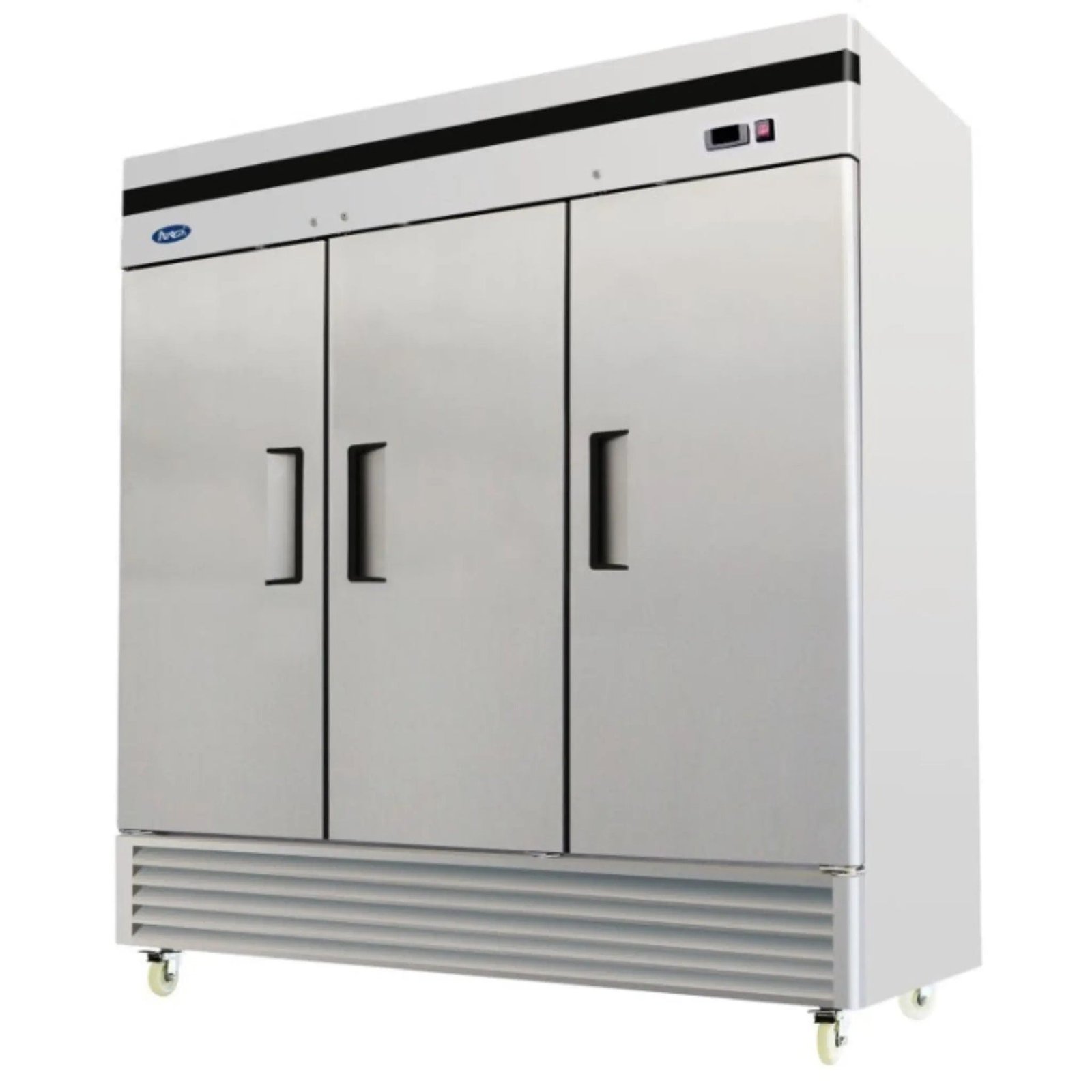 Atosa Bottom-Mount Three-Door Reach-In Freezer - MBF8504GR Atosa Bottom-Mount Three-Door Reach-In Freezer - MBF8504GR