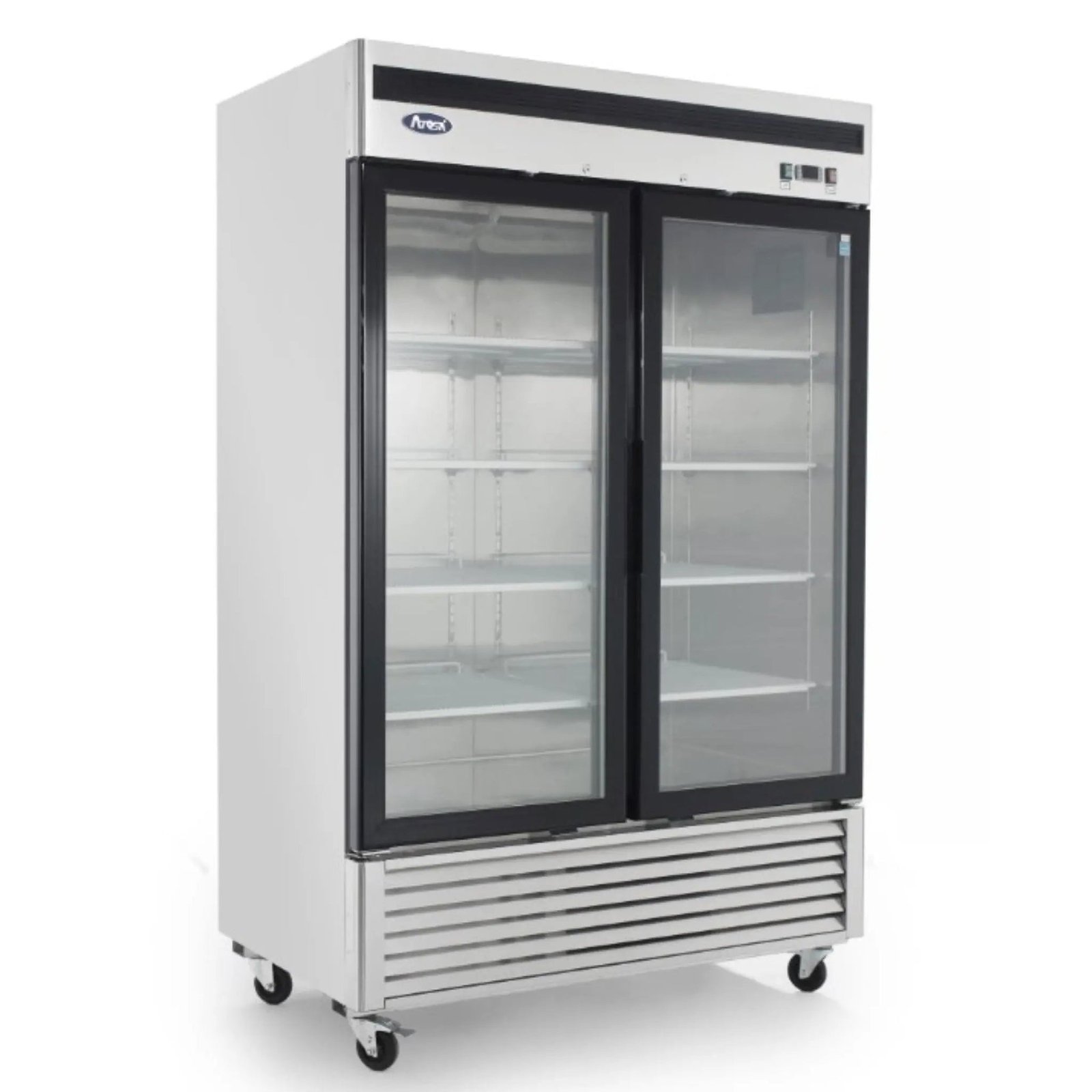 Atosa Two-Door Glass Door Merchandiser Cooler - MCF8707GR Atosa Two-Door Glass Door Merchandiser Cooler - MCF8707GR