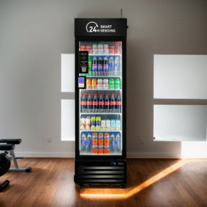 AI Smart Vending Machine 245-Capacity w/ Contactless Payment for Office/School/Gym