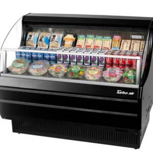 Turbo Air Open Display Refrigerated Merchandiser - TOM-50SW(B)-N