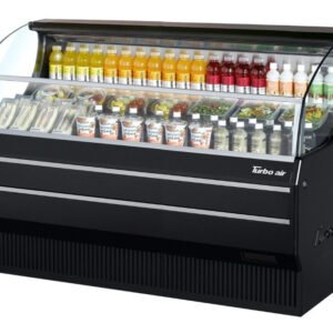 Turbo Air Open Display Refrigerated Merchandiser - TOM-75SW(B)-N
